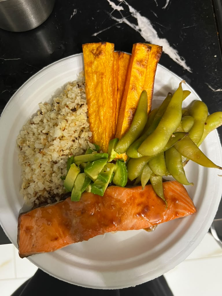 A meal made by a challenge member